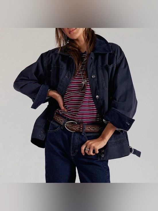 Free People Jackets & Blazers - Free People We the Free Sweet Talk Barn Coat